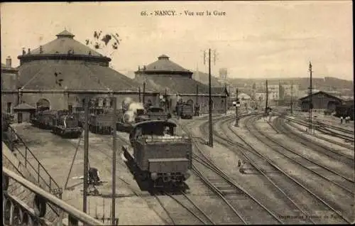 Ak Nancy Meurthe et Moselle, la Gare