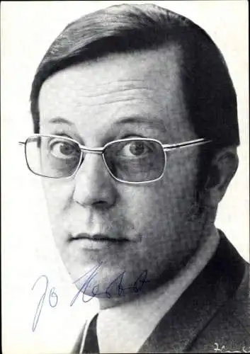 Ak Schauspieler Jo Herbst, Portrait, Autogramm