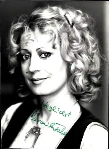 Ak Schauspielerin Veronika Faber, Portrait, Autogramm