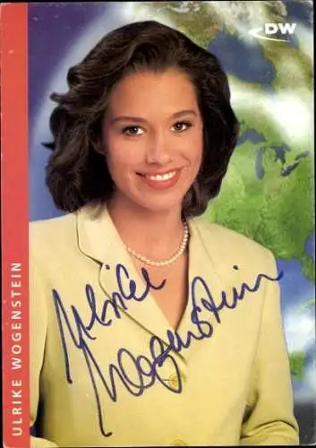 Ak Schauspielerin Ulrike Woggenstein, Portrait, Autogramm