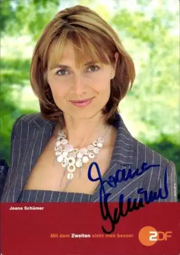 Ak Schauspielerin Joana Schümer, Portrait, Autogramm