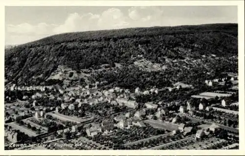 Ak Zewen Trier an der Mosel, Fliegeraufnahme