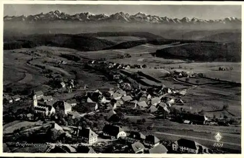 Ak Grafenhausen im Schwarzwald, Fliegeraufnahme