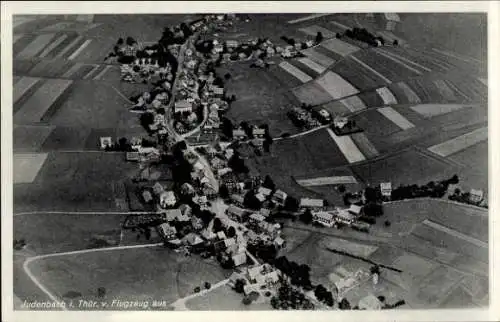 Ak Judenbach Föritztal in Thüringen, Fliegeraufnahme