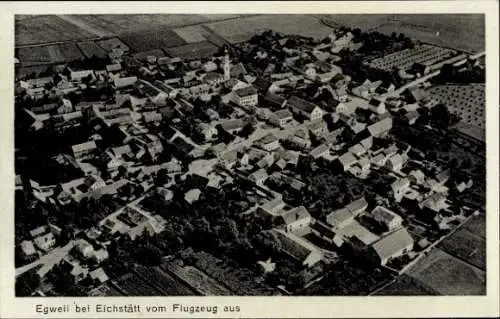 Ak Egweil in Oberbayern, Fliegeraufnahme