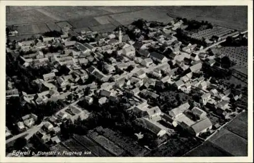 Ak Egweil in Oberbayern, Fliegeraufnahme