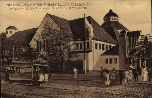 Ak Dresden Altstadt, Internationale Hygiene Ausstellung Dresden 1911