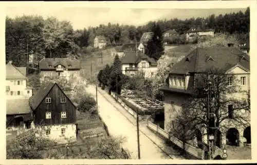 Foto Ak Kurort Hartha Hintergersdorf Tharandt im Erzgebirge, Teilansicht