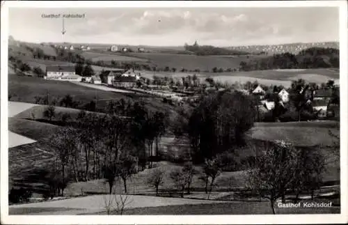 Ak Kohlsdorf Wurgwitz Freital in Sachsen, Gesamtansicht, Gasthof Kohlsdorf