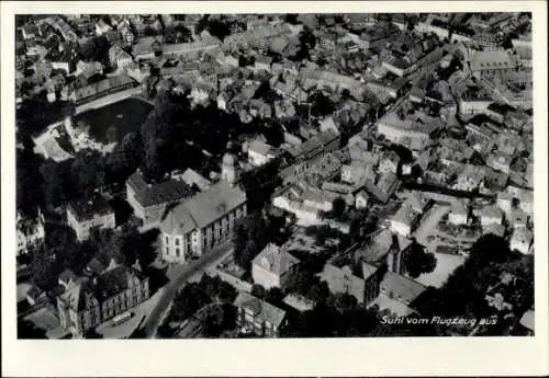 Ak Suhl in Thüringen, Fliegeraufnahme