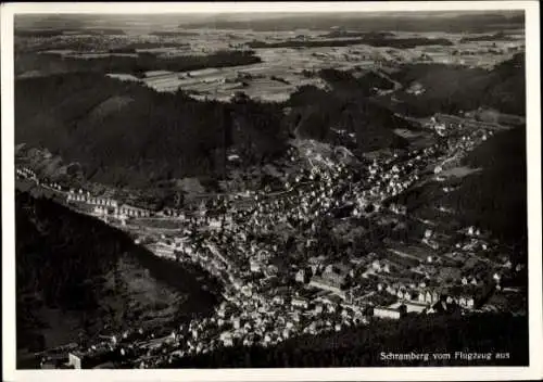 Ak Schramberg im Schwarzwald, Fliegeraufnahme