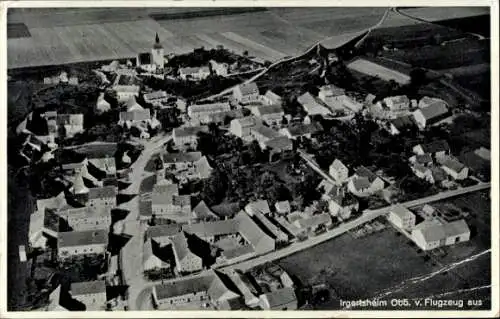 Ak Irgertsheim Ingolstadt an der Donau Oberbayern, Fliegeraufnahme