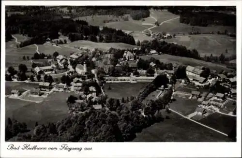Ak Bad Heilbrunn in Oberbayern, Fliegeraufnahme
