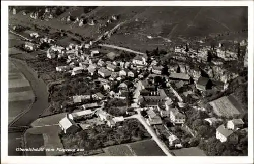 Ak Dollnstein Dollnstein im Altmühltal Mittelfranken Oberbayern, Fliegeraufnahme