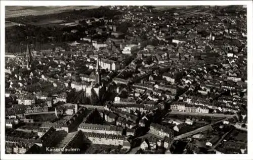 Ak Kaiserslautern in der Pfalz, Fliegeraufnahme