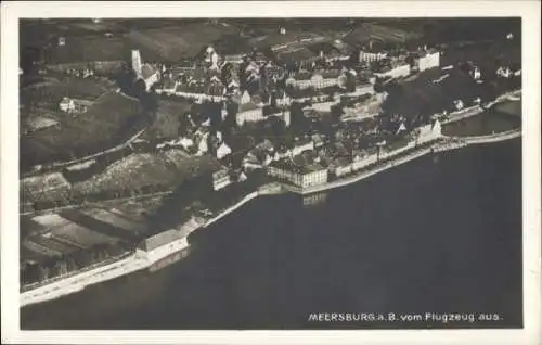 Ak Meersburg am Bodensee, Fliegeraufnahme