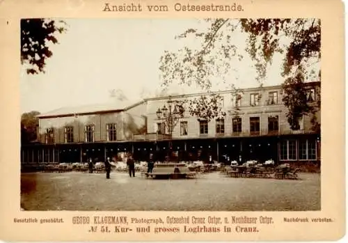 Foto Selenogradsk Ostseebad Cranz Ostpreußen, Kurhaus 1895