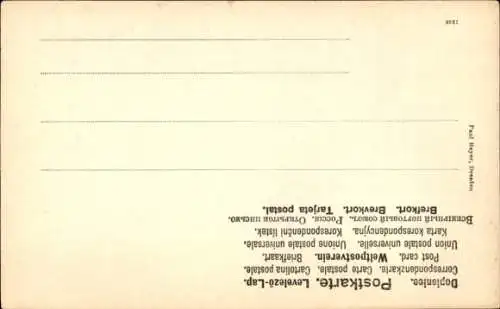 Ak Soldat in Uniform, Karikatur, Geschlossene Augen