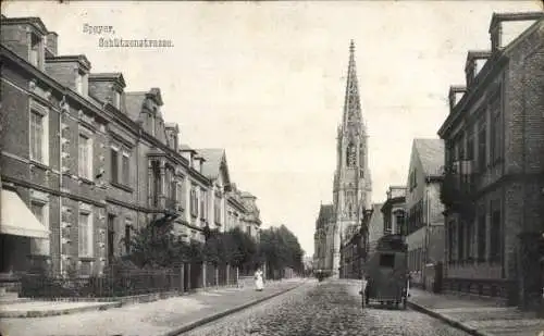 Ak Speyer am Rhein, Schützenstraße