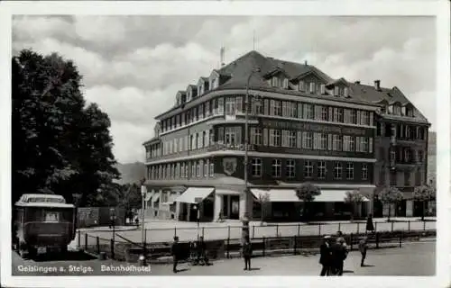 Ak Geislingen an der Steige, Bahnhofhotel