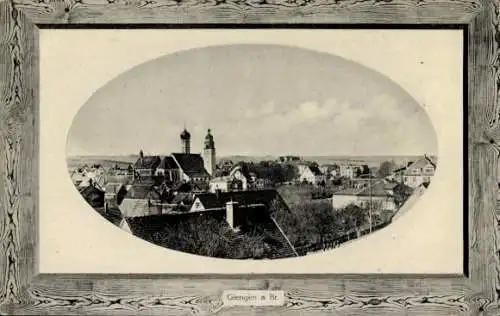Präge Passepartout Ak Giengen an der Brenz, Gesamtansicht