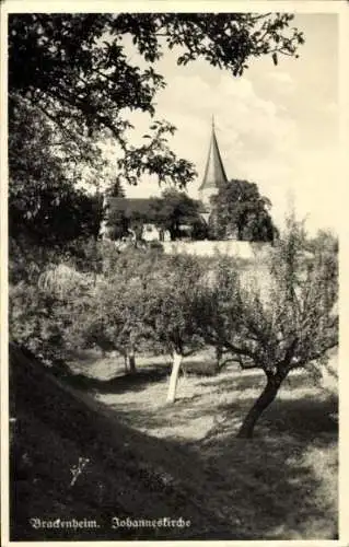 Ak Brackenheim an der Zaber Württemberg, Johanneskirche