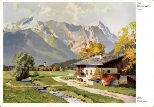Künstler Ak Süßmayr, Josef, Im Werdenfelser Land