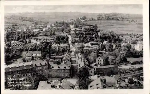 Ak Markneukirchen im Vogtland, Süden, Gesamtansicht