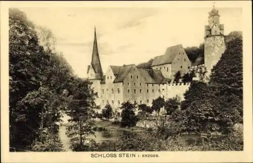 Ak Stein Hartenstein in Sachsen, Schloss Stein