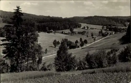 Ak Eubabrunn Erlbach im Vogtland, Panorama