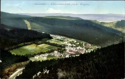 Ak Antonsthal Breitenbrunn im Erzgebirge, Panorama