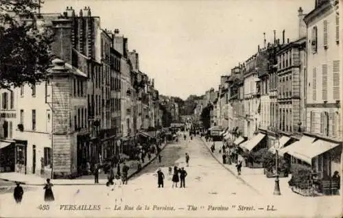 Ak Versailles Yvelines, Rue de la Paroisse