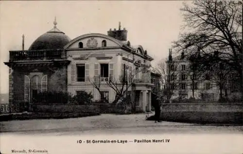 Ak Saint Germain en Laye Yvelines, Pavillon Henri IV