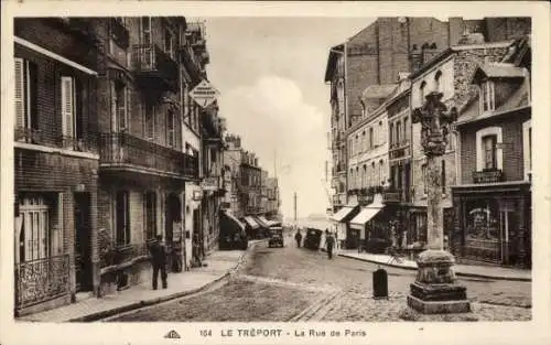 Ak Le Tréport Seine Maritime, Rue de Paris