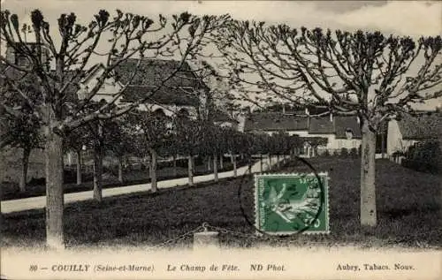 Ak Couilly Seine et Marne, Le Champ de Fete