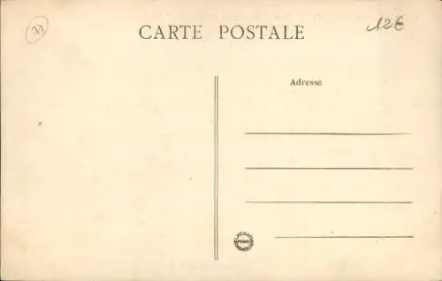 Ak Fontainebleau Seine et Marne, Palast, Les Adieux de Napoleon Ier dans le Cour du Palais 1814