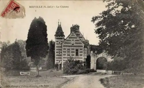 Ak Mirville Seine-Maritime, Chateau