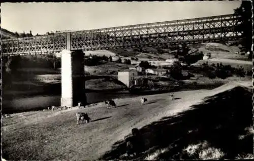 Ak Die Loire-Schluchten, der Pont de Presles