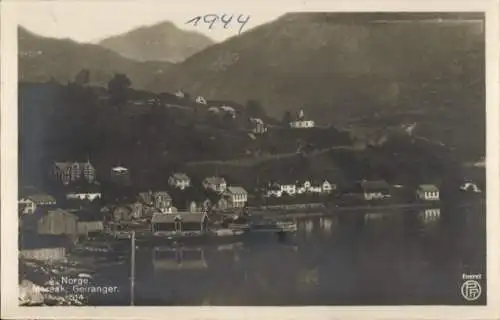 Ak Merok Geiranger Norwegen, Teilansicht