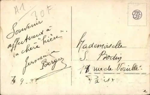 Lied Ak Liebespaar, Begrüßung, Gebirge, Ziege