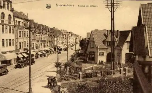 Ak Zoute Knokke Heist Westflandern, Avenue du Littoral