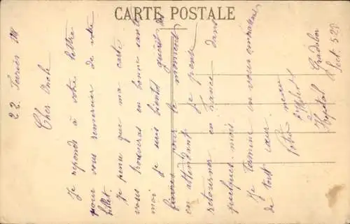 Ak Thessaloniki Griechenland, Französische Soldatenlager, Zelte, 1916