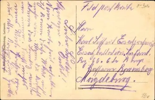 Ak Magdeburg an der Elbe, Gebäudeansicht