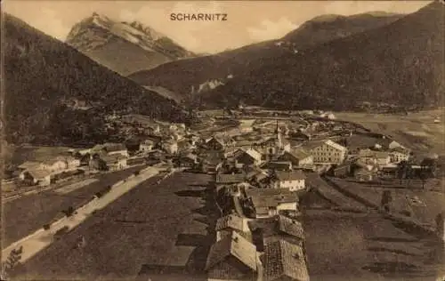 Ak Scharnitz in Tirol, Gesamtansicht