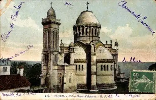 Ak Algier Algier Algerien, Notre Dame d'Afrique