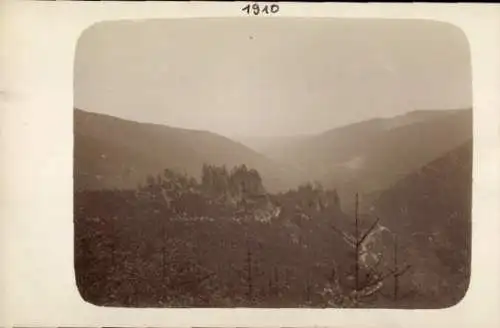 Foto Ak Ilsenburg im Harz, Hausmannsklippen bei Bad Harzburg, 1910