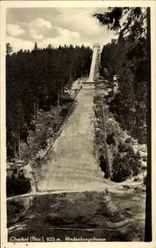 Ak Oberhof im Thüringer Wald, Hindenburgschanze