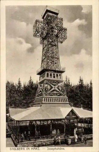 Ak Stolberg im Harz, Großer Auerberg, Josephshöhe