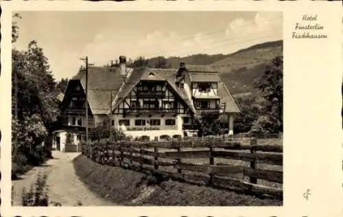 Ak Fischhausen Schliersee in Oberbayern, Hotel Restaurant Finsterlin