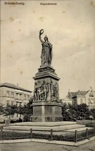 Ak Braunschweig in Niedersachsen, Siegesdenkmal